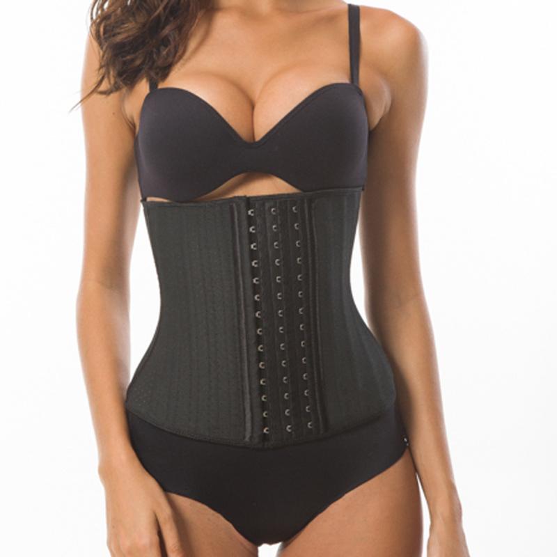 

Women Underwear Shaping Motion Belt Waist And Body Steel Skeleton Corset Body Shaper Waist Trainer Belt Steel Boned Corsets, Black