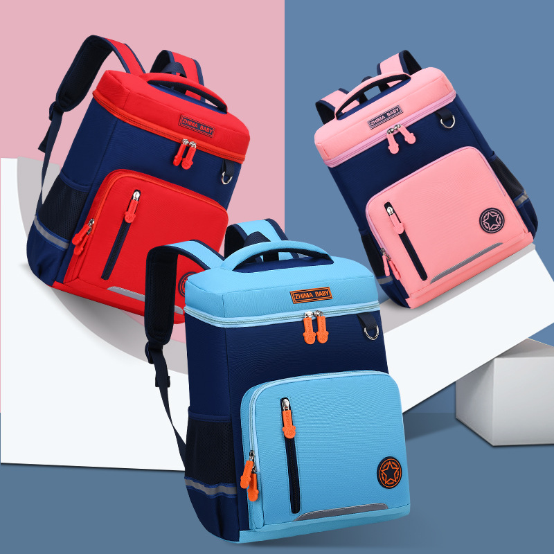 Factory new children's primary school two shoulder Korean version of the bag male sesame baby 3 - 6 grade backpack children's bag