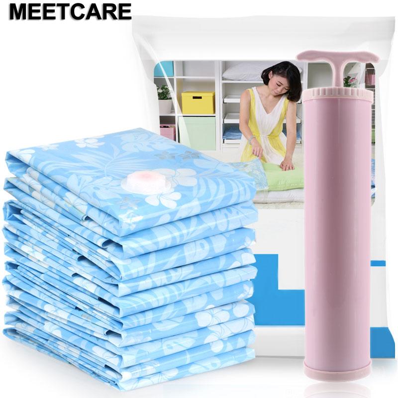 

Vacuum Bag for Clothes Large Compressed Storage Bag Saving Space Seal Bags Wardrobe Closet Home for Organizer