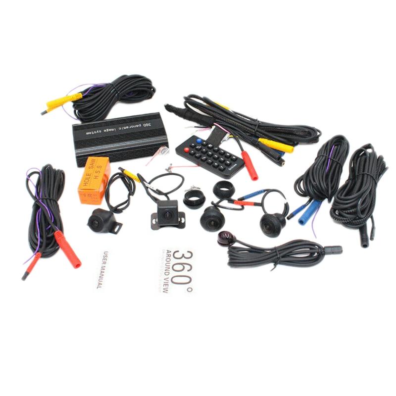

360° Bird View Car Parking Assistance Panoramic System 4 Camera Car DVR Recording Parking Rear View Camera Set