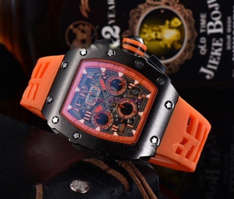 

men Top Quality Mens Watch Montre homme Silicone Quartz watch Man Fashion Waterproof Sports Luxury Men Watch Reloj hombre