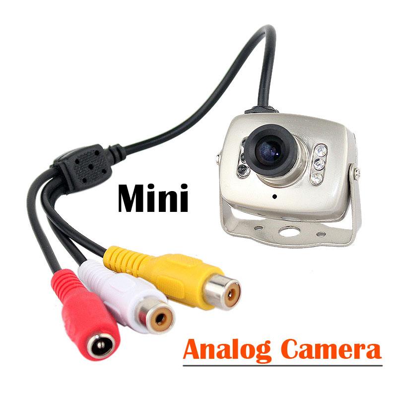 

Super Mini Metal 600TVL Surveillance Indoor Audio CCTV Camera 6led Infrared Night Vision small Analog Color Video Monitor Camera
