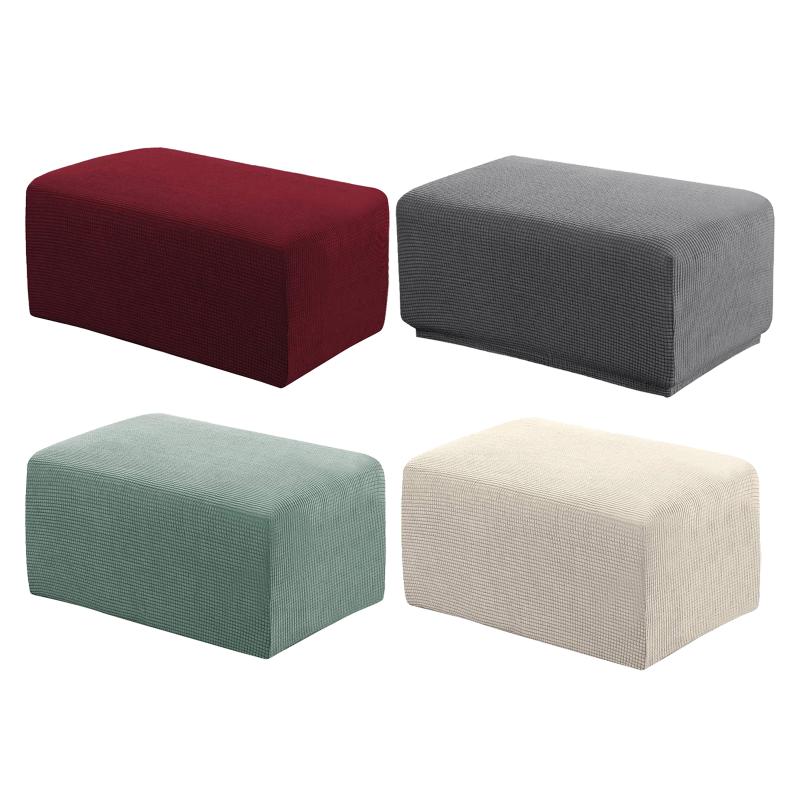 

Ottoman Cover Footstool Slipcover Footrest Stool Sofa Protector