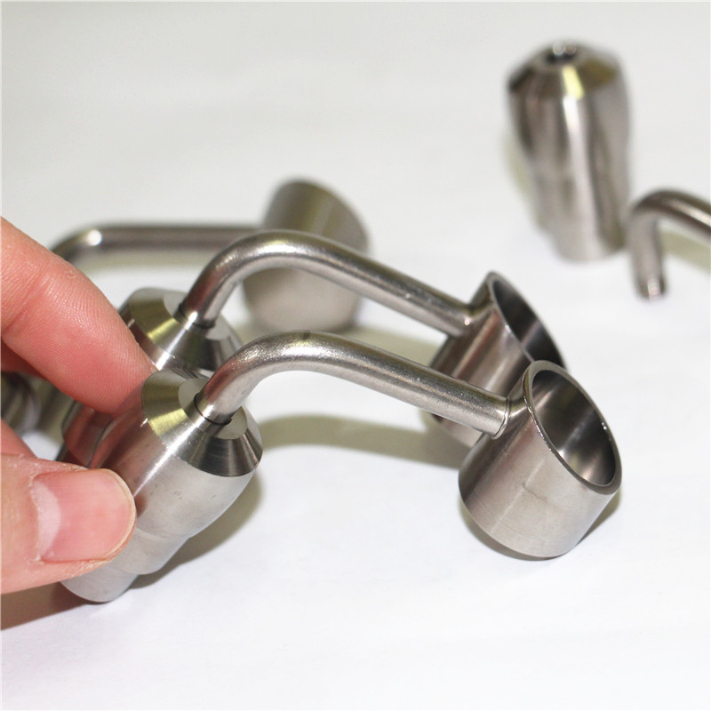 

hand tools smoking Buckets Bubbler Banger Nails 6 In 1 Titanium Nail Domeless Universal Male Female 10mm 14mm 18mm Joint Fit For glass bong