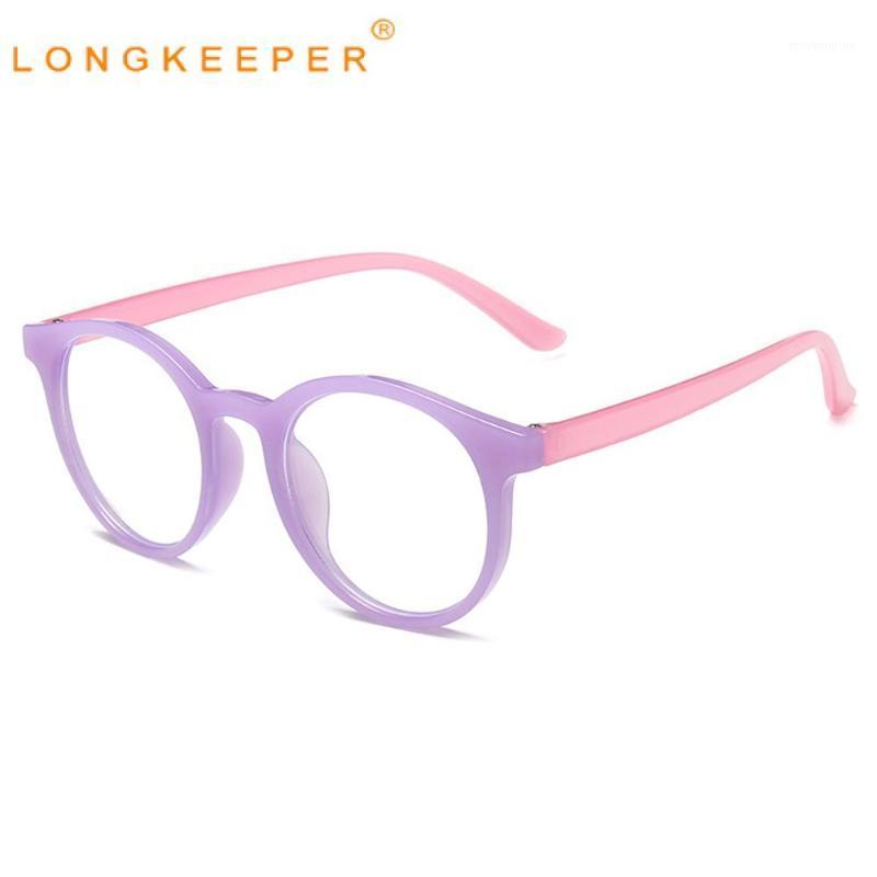 

LongKeeper Kids Anti Blue Light Glasses Children Round Computer Eyeglasses Frame Boys Girls Cute Transparent Spectacles Oculos1