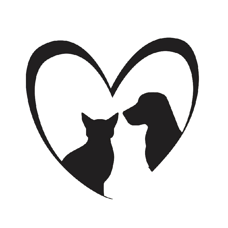 

17*15.9cm Cat and Dog Lover Vinyl Sticker Decal Warm And Romantic Car Accessories Motorcycle Helmet Car Styling, Color