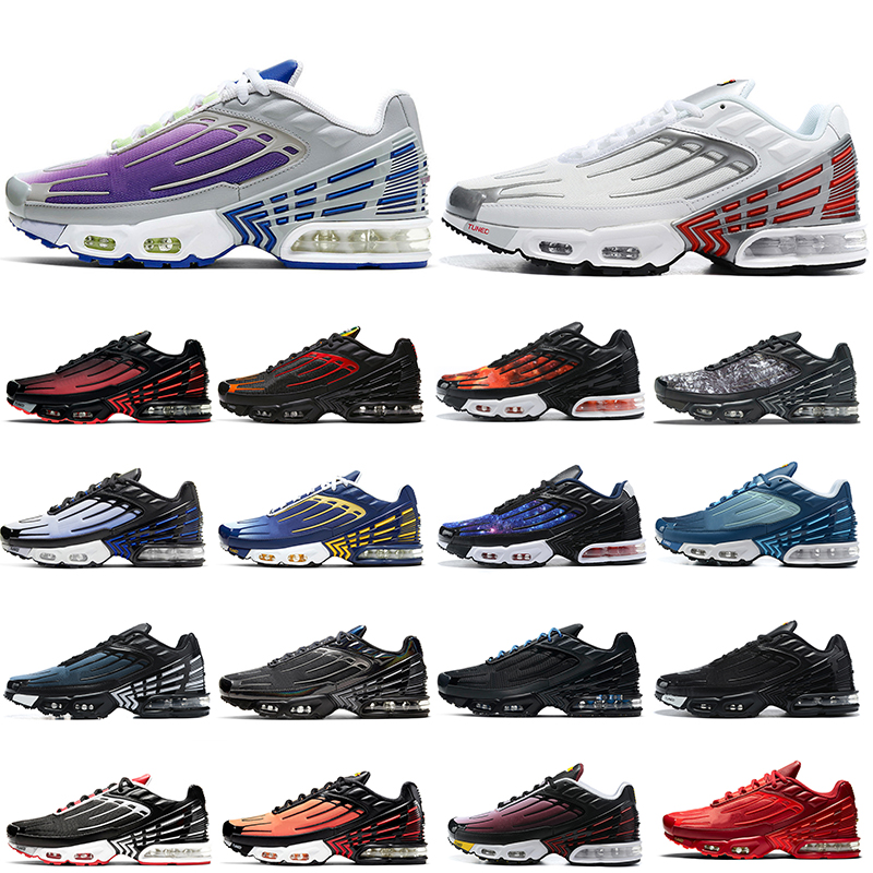 

Newest TN Plus 3 Tuned 2022 Running Shoes Mens White Black Purple Nebula Hyper Blue Crimson Laser Blue Red Graphic Prints Trainers Sports, Tiger