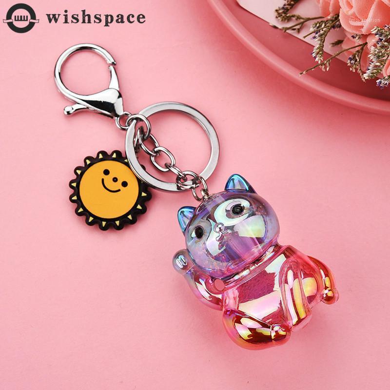 

The new tide fashion ornament creative Key chain personality cat pendant jewelry wholesale1