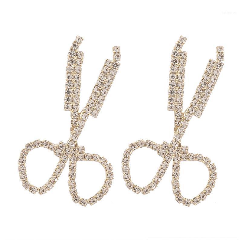 

Creative Personality Compasses Set Square Drop Earrings Alloy Scissors Fun Harajuku Earrings Women Girl Brincos Jewelry1