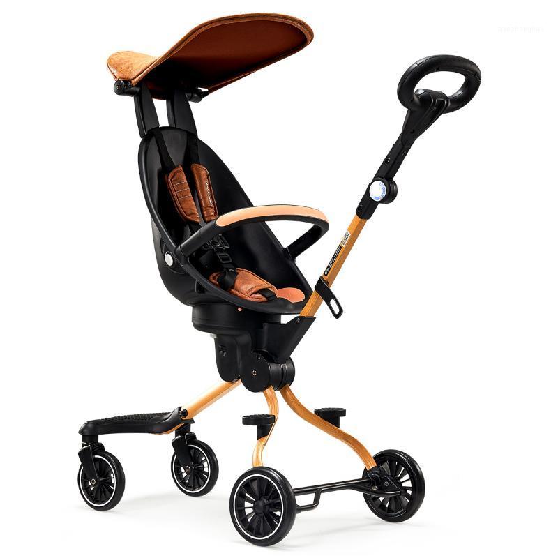 

Baby Walking Tool Stroller Lightweight Kid Stroller Travel Shopping Carriage Children's Four-Wheeled Cart For 1-3 Years old Baby1