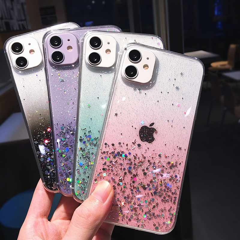 

Drop shipping Luxury Bling Dynamic Liquid Quicksand Phone Case For iPhone 11 12Pro MAX Xr Love Heart Glitter Soft Cases