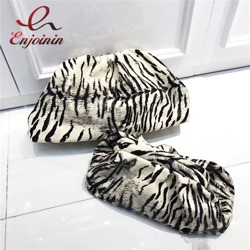 

Zebra Stripe Large Day Women Pouch Envelope Evening Bags Purses and Handbags Dumpling Clutches Shoulder Bag Bolsa Y201224, Khaki