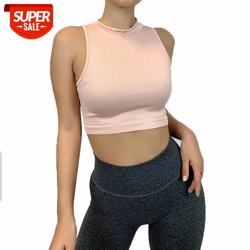 

NORMOV Casual Kint Top For Women Solid Slim Workout O Neck Sleeveless Nylon T Shirt Skinny Club Summer Ladies Top #NV1W, White