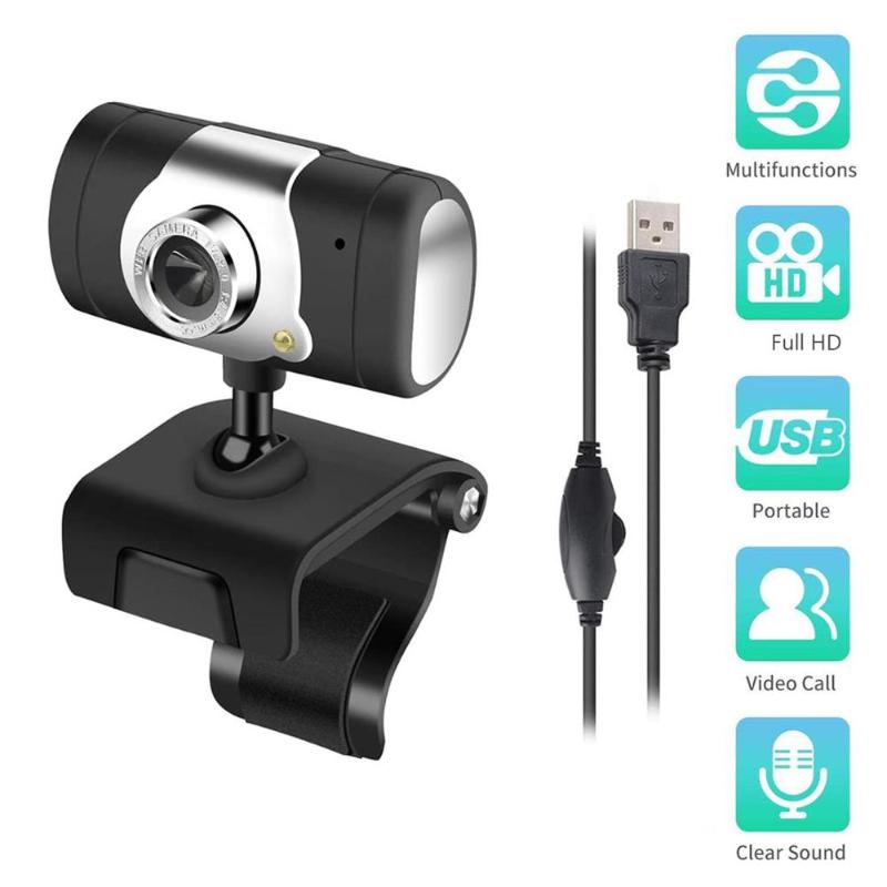

HD 12Megapixels USB2.0 Webcam Camera with Mic Clip-on for Notebook Computer PC Laptop Desktop Computer