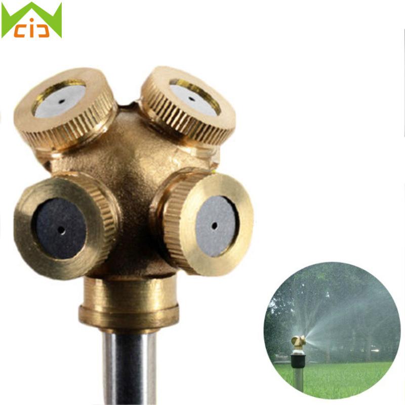 

WCIC Micro Mist Nozzles Water Spray Nozzle Garden Sprinkler Adjustable Spray Nozzles Brass Irrigation Fitting aspersor de jardim, Style 5