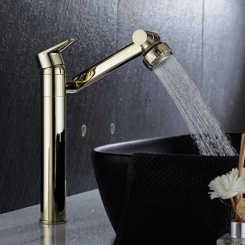

Bathroom Basin Faucet 360 degree Swivel Basin Sink Faucets Durable for Home UD88