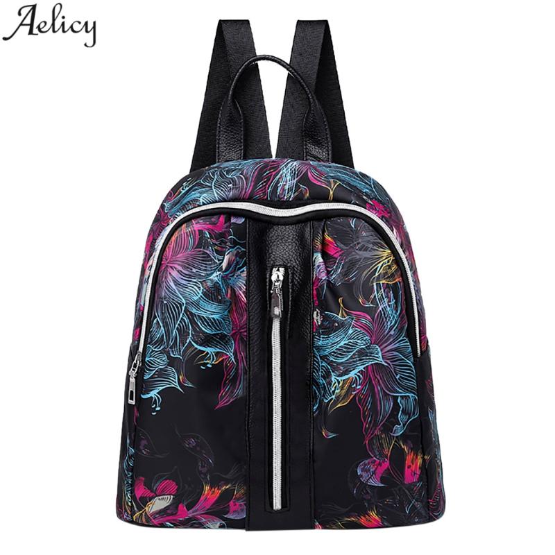 

Aelicy Women's Fashion Backpack Girls Panelled School Bag Female Large Capacity Computer Backpacks Women Shoulder Bag NEW, White