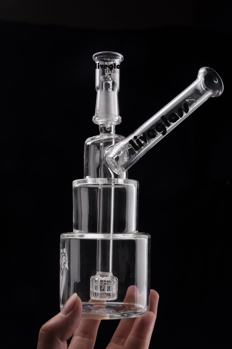 

Hitman Glass Bongs Classic Brilliance Cake Smoking Pipe Dab Rigs Water Pipes Bong with 14.4 mm male joint