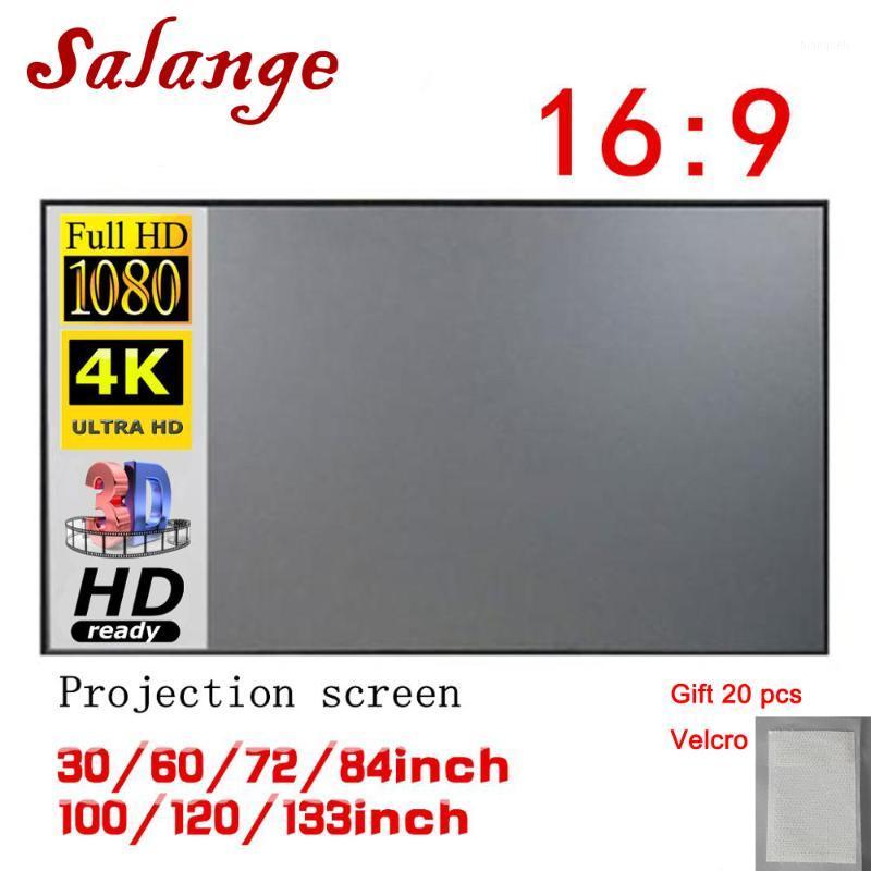 

Salange Projector Screen 72 84 100 120 inch Anti-light Screen For Home Outdoor Office Portable 3D HD Projection1
