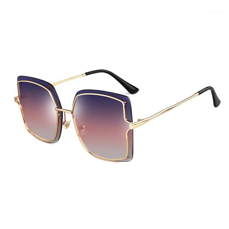 

2020 New Personality Square Sunglasses Special-shaped Outer Ring Metal Trend Resin Material Lenses 6327 UV400 Protection Eyewear1