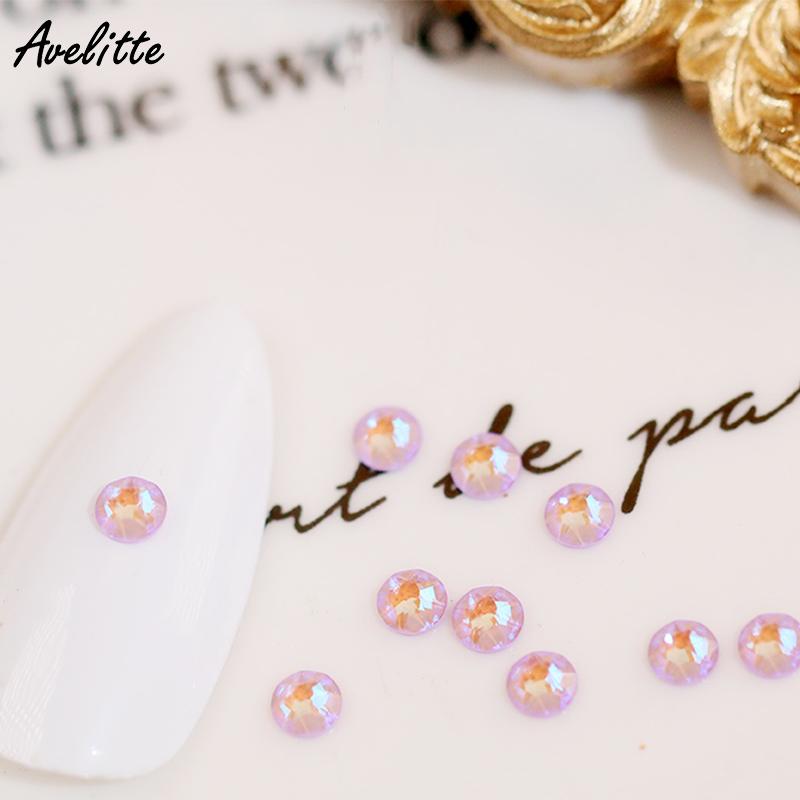

Avelitte New Flat Diamond New Color Candy Symphony Diamond Nail Jewelry Phototherapy Nail Polisher