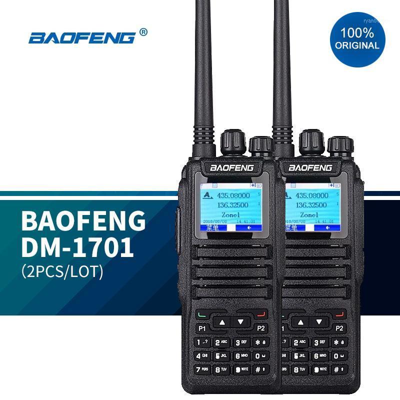 

Original DM-1701 baofeng two way free shipping dmr tierra 1 2 dmr digital radio Dualband handheld Walk Talkie equipments1