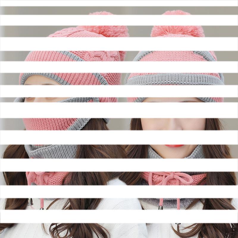 

Women's Knitted Hat Scarf Caps Neck, 1 caramel