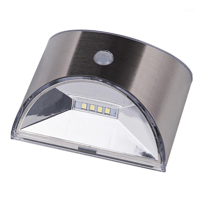 

Waterproof Solar Powered PIR Motion Sensor Light Stainless Steel Outdoor LED Wall Lamp for Garden Yard Pathway1