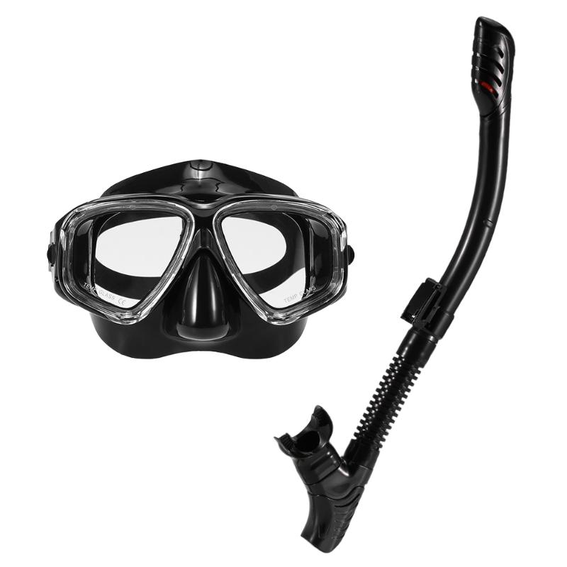

Adults Diving Mask Scuba Mask Underwater Snorkel Set Anti Fog Snorkeling Goggles Swimming Glass Men Women Diving Goggles
