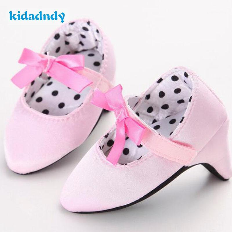 

First Walkers Kidadndy Baby Toddler Shoes Soft Bottom High Heels Only Child XUE011