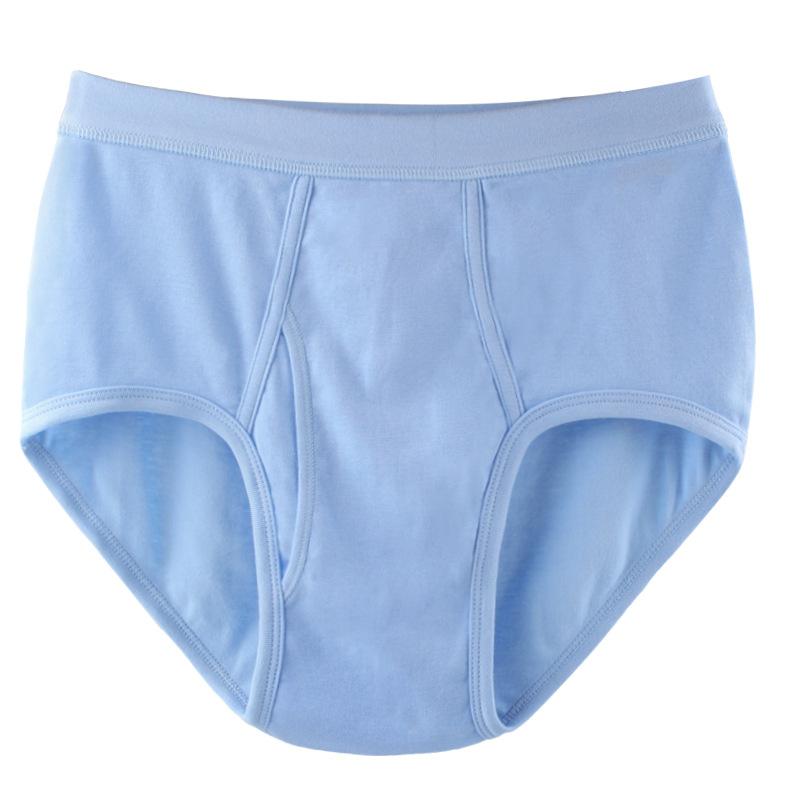 

95KG Solid Fat Plus Size Men's Underwear Mens Underwear 100% Cotton Comfortable Breathable Loose Large Size Men Briefs Panties, B gray