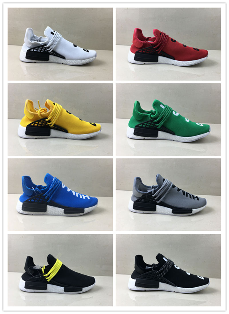 

White black NMD fine mesh outdoor casual shoes size 36-45 mens womens Red black running sport shoes, White;red
