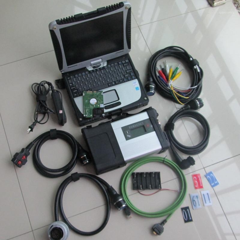

Super MB star C5 sd connect with laptop cf19 toughbook Rotate Diagnostic PC installed with latest softwar mb sd v2020.05 hdd1