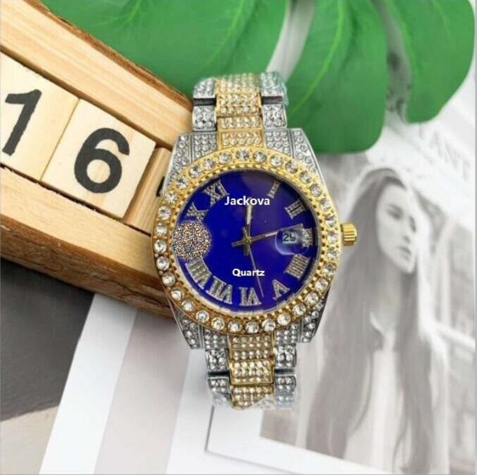 

montre de luxe mens womens diamond watches automatic quartz movement full stainless steel watch Super luminous Sapphire glass clock table, Slivery;brown