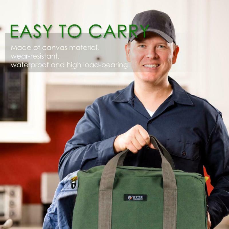 

Multifunction Waterproof Oxford Canvas Hand Tool Storage Carry Bags Portable Pliers Metal Toolkit Parts Hardware Parts Organizer