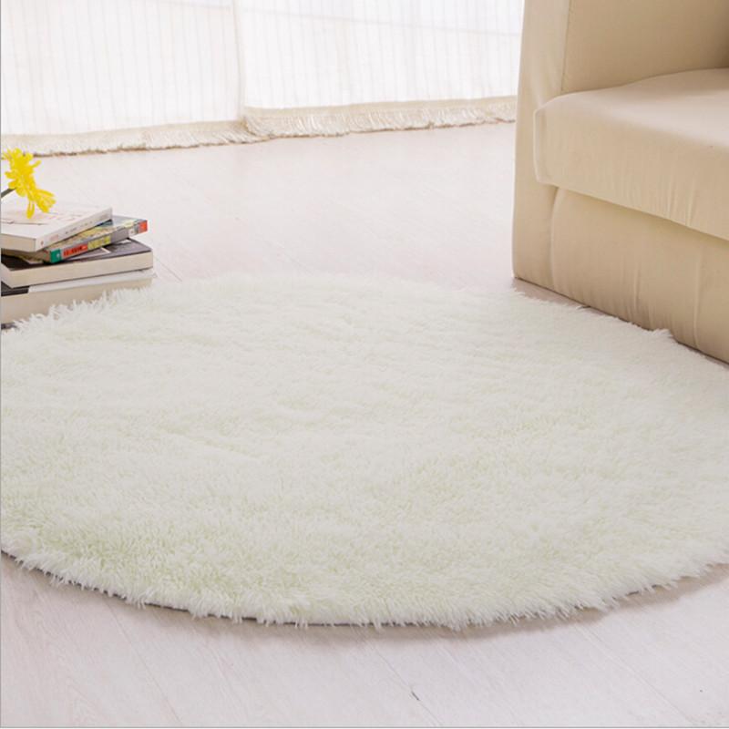 

Large modern shaggy round rugs and carpets for living room bedroom carpet rug for home Yoga Mat 160cm, Red