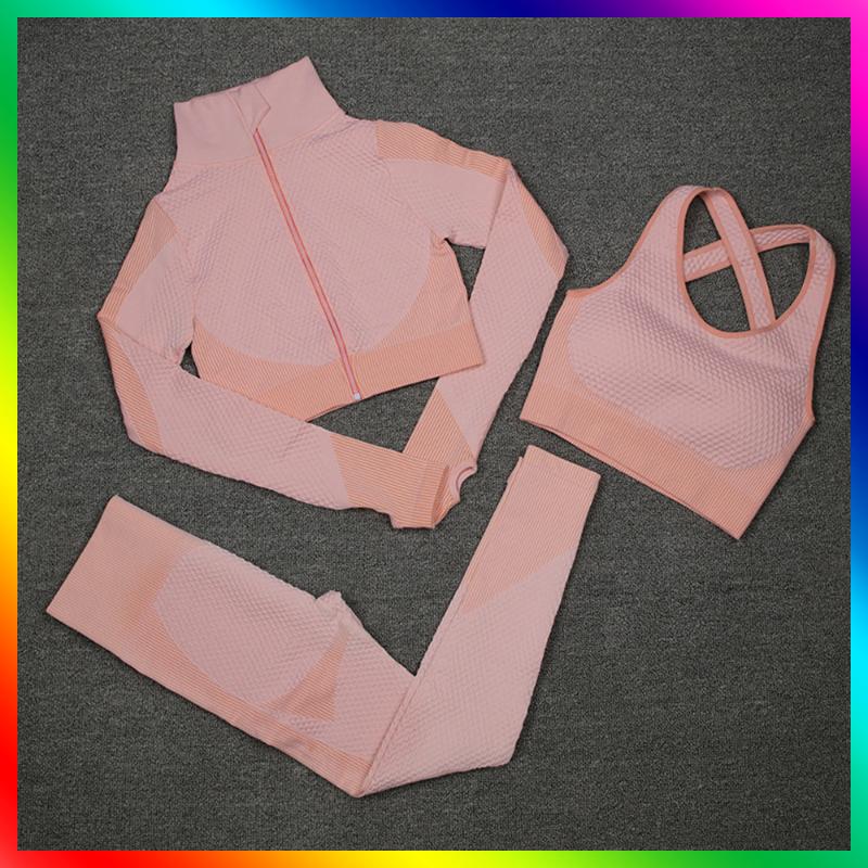 

Europe and America New Style Large Size Yoga Sports WOMEN'S Suit Cross-back Bra Yoga Pants an Aerobics Three-piece Set, Army green trousers