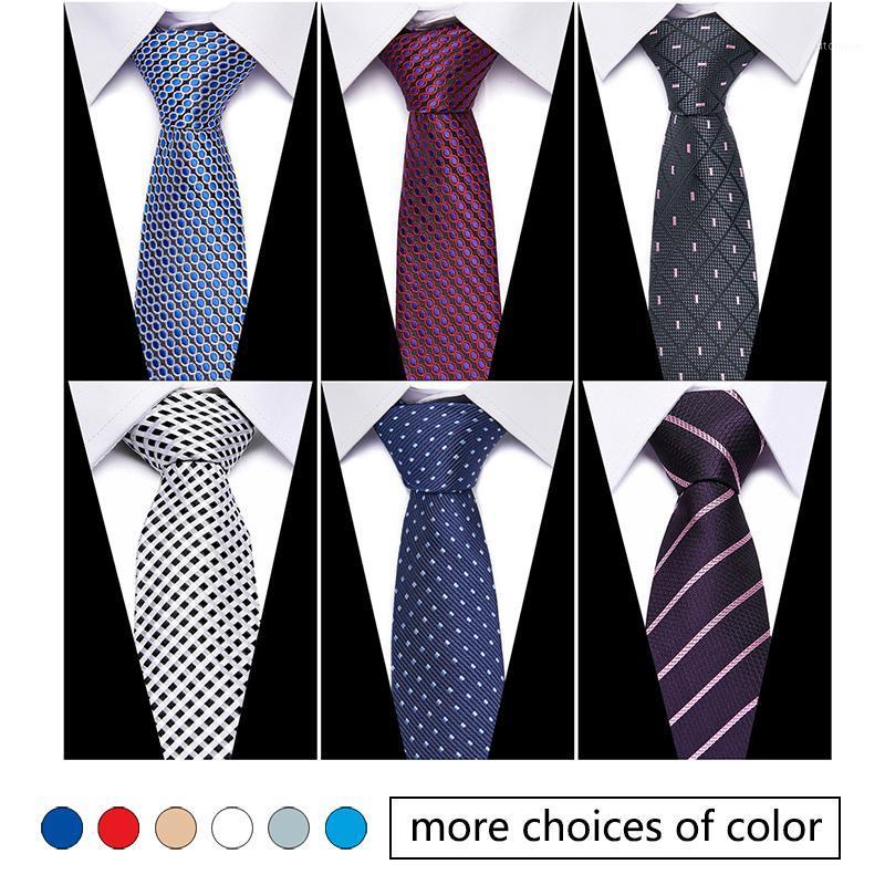 

sky blue Mens Ties 100% Silk Neck Ties For Wedding Party Formal Famous Tie purple striped white point1