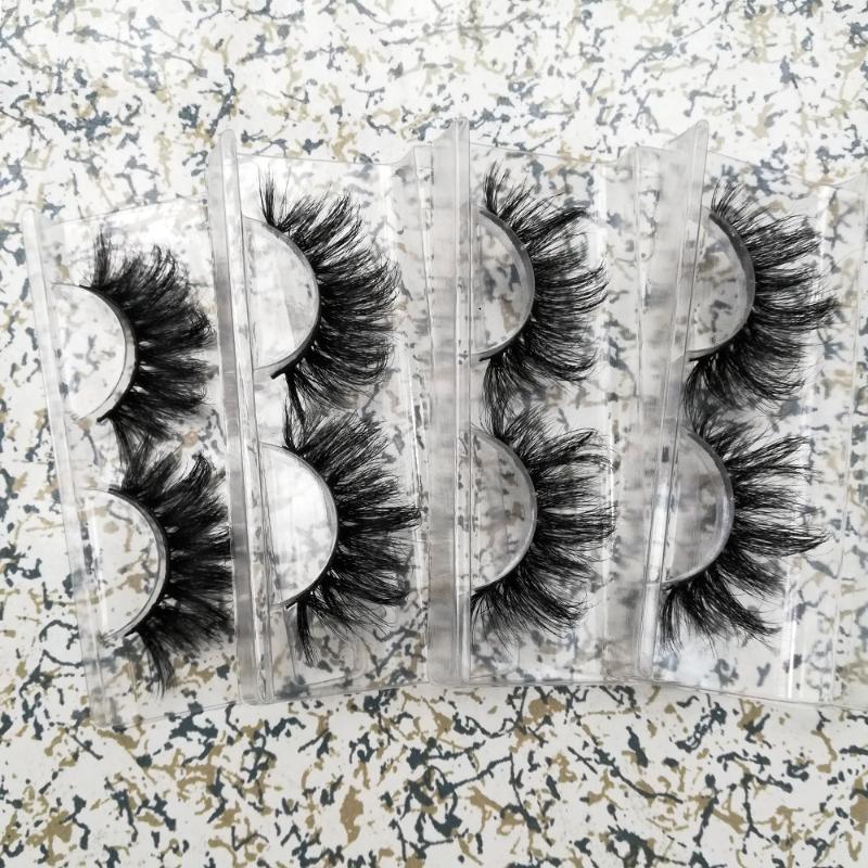 

Sales! Free Shipping Wholesale 25mm 3d Real Mink Eyelashes With Glitter Paper Box