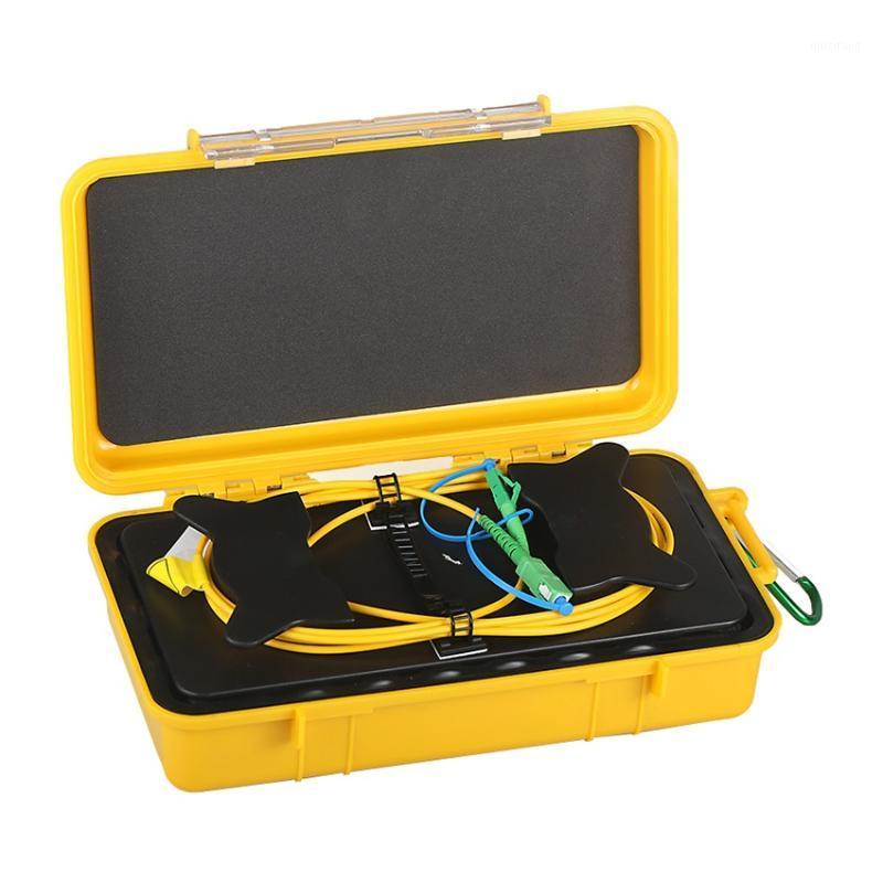 

Fiber Optic OTDR Launch Cable Fiber Box 500m 1KM 2KM OTDR Dead Zone Eliminator Singlemode 9/125um G652D SC/APC-LC/APC1