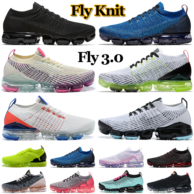 

Fly 3.0 Running Shoes Knit Men Women Sports Sneakers Triple Black White Volt CNY Zebra South Beach Mens Trainers Runners Walking Jogging, 2.0 40-45 zebra