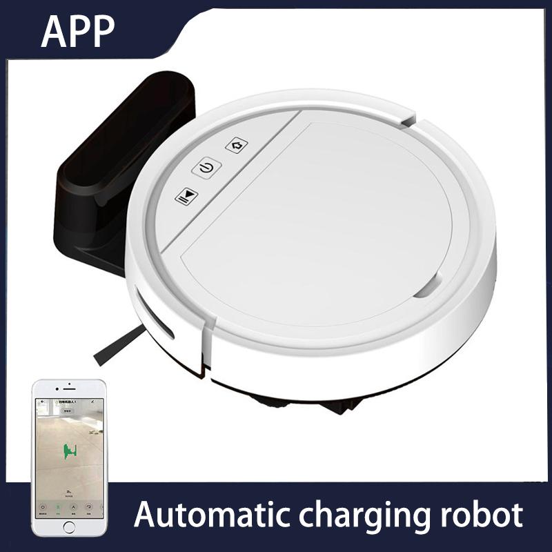 

Auto-Charge Robot Vacuum Cleaner With APP&Voice Control Smart Vacuum Cleaner Carpet Path Planning Wet Mop Time Scheduled
