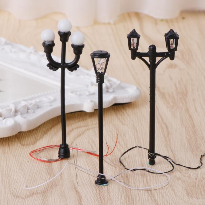 

Miniature Landscape Street Lamp Road Light Bonsai Lighting Ornament Garden Decor