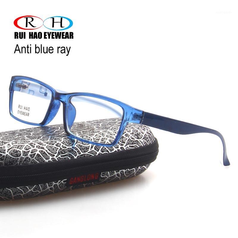 

Clear Anti Blue Ray Eyeglasses Men Women Rectangle Eyewear Glasses Frame Unisex Goggles Clear Reading Spectacles 90171
