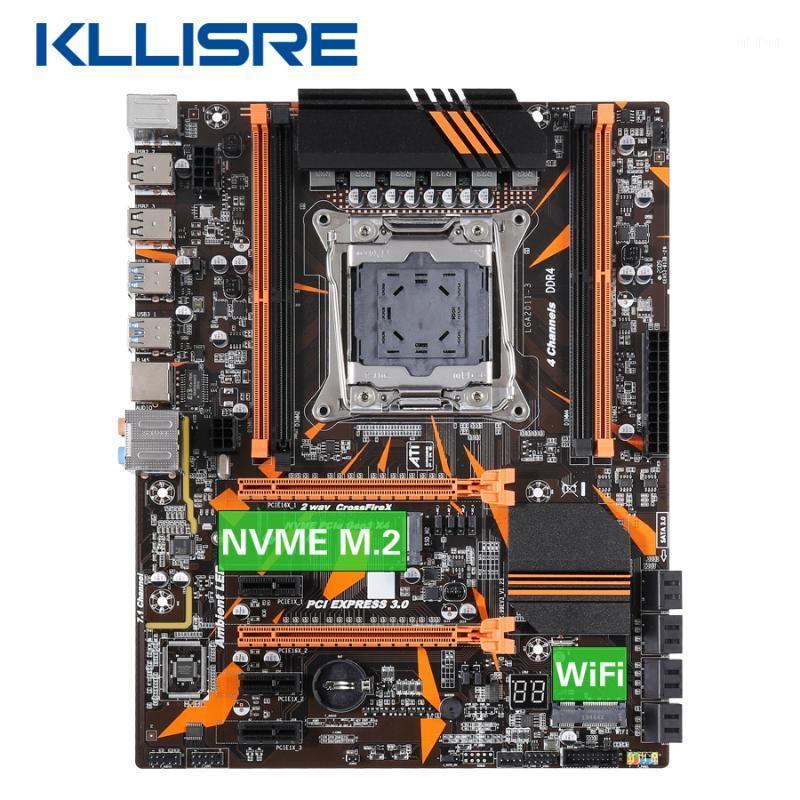 

Kllisre X99 Desktop motherboard LGA 2011-3 with M.2 NVME slot wifi Support Dual channels DDR4 ECC SATA3.0 USB3.01