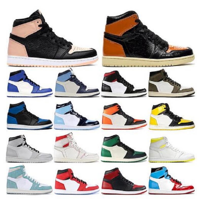 

HOT 1 High quality Basketball Shoes HOMAGE TO HOME PHANTOM GYM RED Chicago TOP LAKERS 1s sports Sneakers shoes With free size 36-46, Color 17