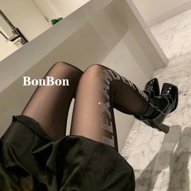 

Bon show King black silk tide brand with full diamond flocking and stockings, Blue