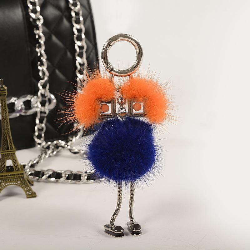 

Classic Chain Luxury Pendant Cute Doll Keyring Bag Charm Holder Accessories Car/Mobile IIaveros Chaveiro Keychains1