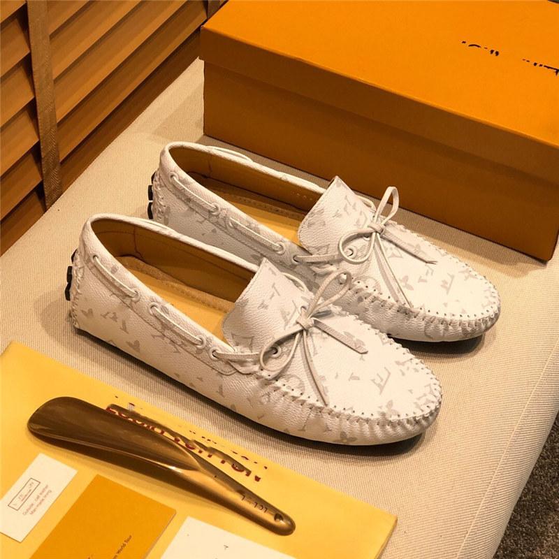 

2Q Fashion 2022 New Mens Shoes Casual Cow Leather Rubber Men Shoes Loafers Slip on Breathable Luxury Designer Adult Male Flats Shoe Driving 11, #04