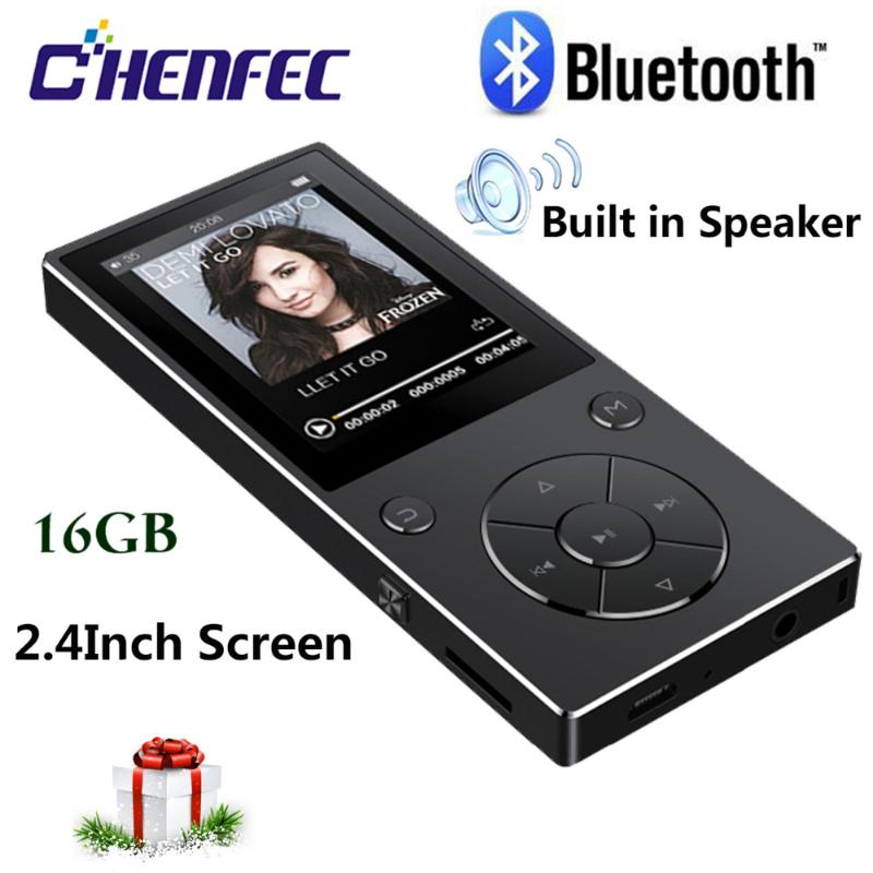 

MP3 Player Bluetooth4.2 Speaker 16GB Portable Hifi Music Player,Walkman With FM,,Recording,Mini USB TF Card Up To 128GB